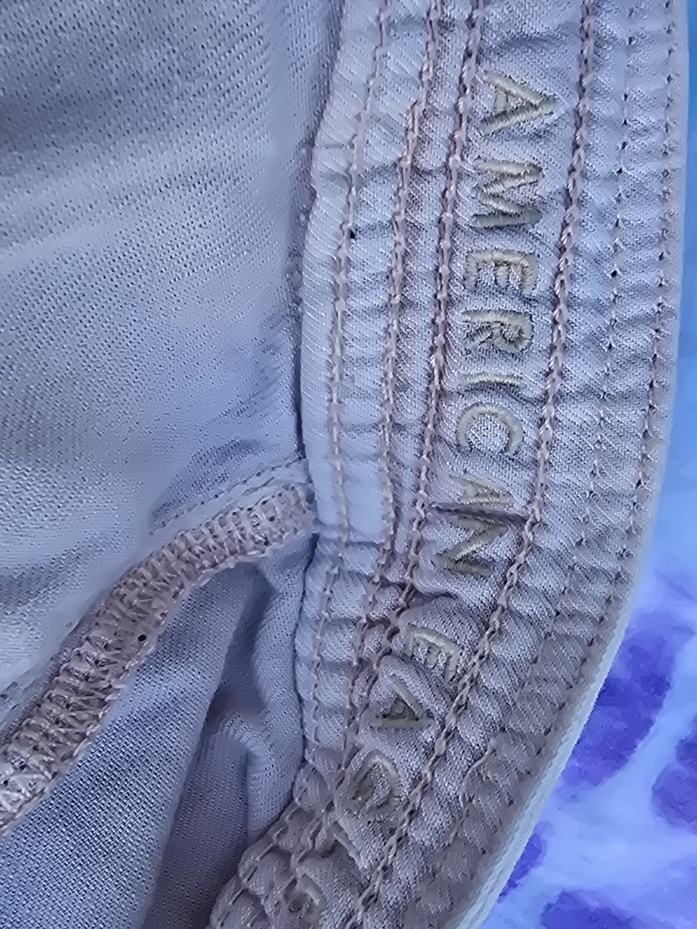 American Eagle Light Pink Drawstring Wide Leg Linen Pants Size 6 - Picture 12 of 14
